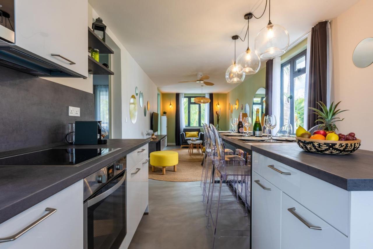 Les Cerisiers Beach Residence, Cosy And Modern 3 Bedroom Apartment Located 50 Metres From The Beach And From All Amenities And Restaurants On The Coastal Road Flic-en-Flacq Kültér fotó